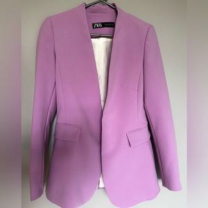 ZARA lilac blazer size small excellent condition